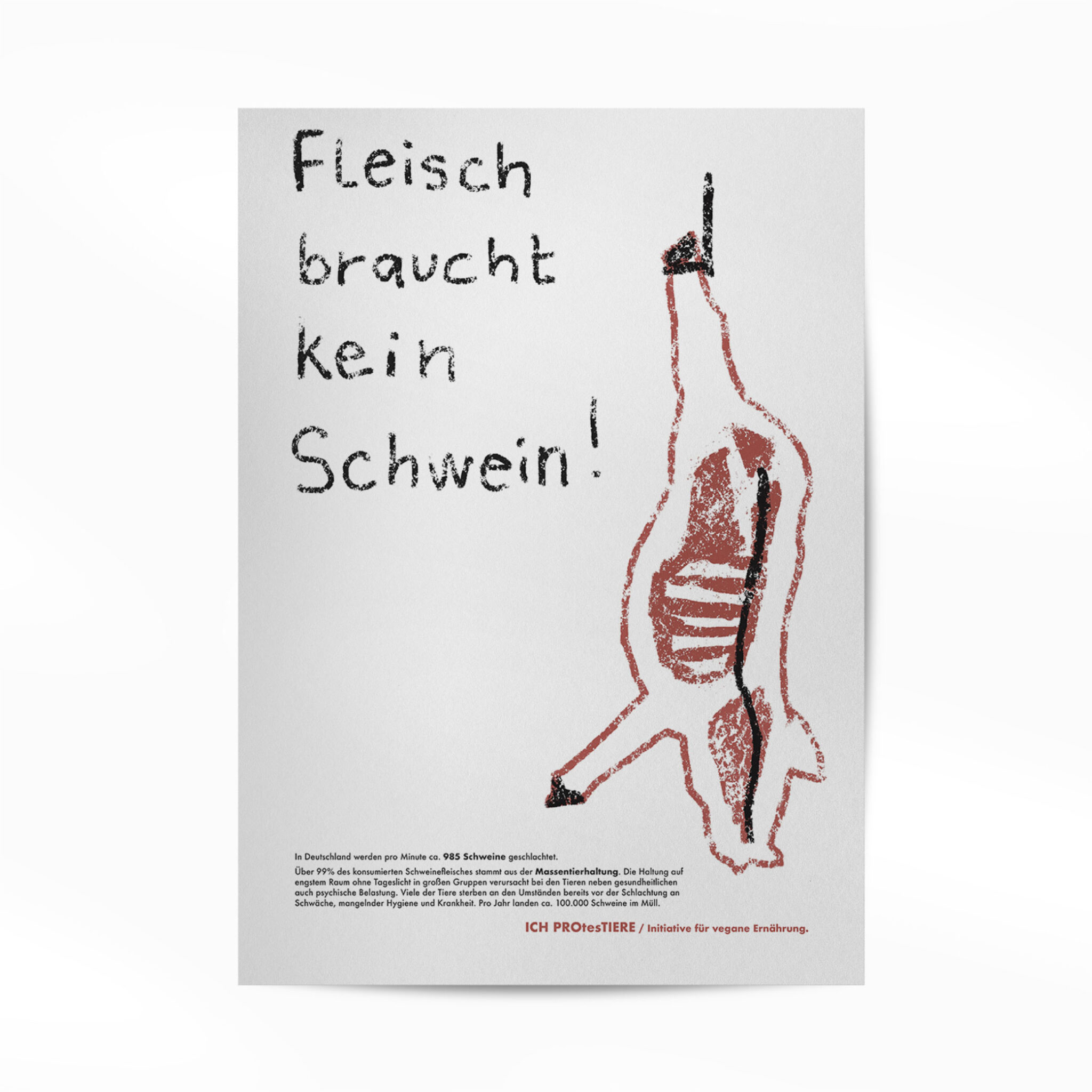 Fleisch braucht kein Schwein / PROtesTIERE 1/7